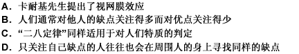 卡耐基先生很久以前就提出一个论点，那就是每个人的特质中大约有80%是长处或优点，而20%左右是我们的