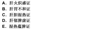 納呆，厭食油膩，黃疸脅痛，寒熱往來，其證候是（）