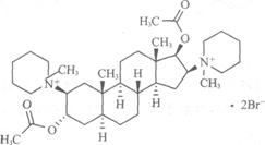 化学结构如下的药物名称是（）。 A．苯丙酸诺龙B．米非司酮C．泮库溴铵D．阿曲库铵E．氢化化学结构如