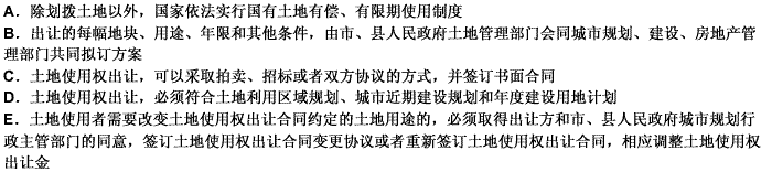 根据《中华人民共和国城市房地产管理法》规定，下列关于房地产土地使用权出让的有关内容表述符合规定的是（