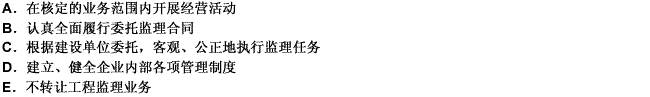 工程监理企业应当按照“守法、诚信、公正、科学”的准则从事建设工程监理活动，守法应体现在（）。 此题为