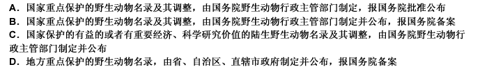 根据《中华人民共和国野生动物保护法》对野生动物保护的有关规定，下列说法正确的是（）。此题为多项选择题
