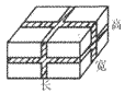 某工人用薄木板钉成一个长方体的邮件包装箱，并且尼龙编织条（如图所示)在三个方向上的加某工人用薄木板钉