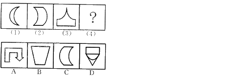 根据图（1)和图（2)的逻辑关系，和图（3)对应的图形是：根据图(1)和图(2)的逻辑关系，和图(3