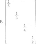 设四阶方阵A的特征值是2,3,4,5，对应的特征向量依，令则（）设四阶方阵A的特征值是2,3,4,5
