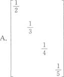设四阶方阵A的特征值是2,3,4,5，对应的特征向量依，令则（）设四阶方阵A的特征值是2,3,4,5