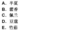 下列各項，不具有止嘔功效的藥物是（）