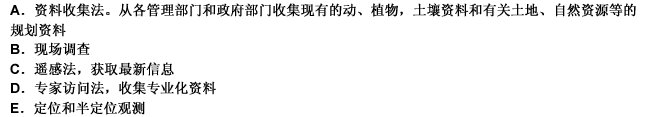 生态环境现状调查的方法有（）。 