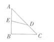 如下图所示，AABC是等腰直角三角形，AB：12，AD的长度是CD的2倍，四边形EBCD与AAED的