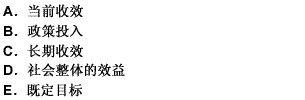 下列因素与社会政策的收效标准无关的是（）。