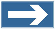 图中是靠右侧道路行驶标志。 此题为判断题(对，错)。