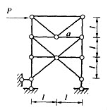 图示桁架中a杆的轴力Na为： A．＋P B．－P C．＋P D.－ P图示桁架中a杆的轴力Na为： 