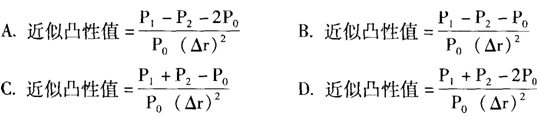 普通意义上的债券，近似凸性值的计算公式为（）。 