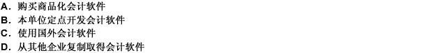 中小企業實施會計電算化的合理做法是（）。 