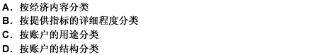 账户分为总分类账户和明细分类账户，这种分类的标准是（）。 