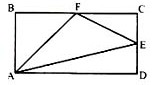 长方形ABCD的面积是72平方厘米，E、F分别是CD、BC的中点，三角形AEF的面积是多少平方厘米？