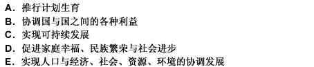我国颁布《中华人民共和国人口与计划生育法》的目的是（）。此题为多项选择题。请帮忙给出正确答案和分析，