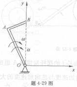 绳子的一端绕在滑轮上，另一端与置于水平面上的物块B相连，如图所示，若物8的运动方程为x=kt2，其中