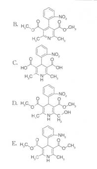 二氢吡啶类药物硝苯地平遇光极不稳定，可能产生的光化产物 （）   请帮忙给出正确答案和分析，谢谢！