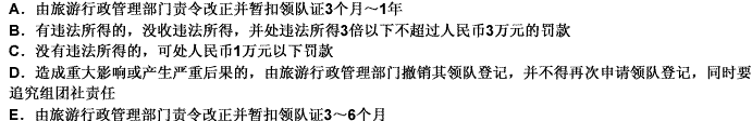 领队在带团过程中有损害国家利益和民族尊严的言行的，应（）。此题为多项选择题。请帮忙给出正确答案和分析