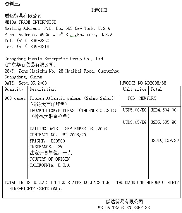 查找报关单填制错误（一） 下列报关单中有20个已填栏目（A－T），请指出其中5处填制错误的地方。 广