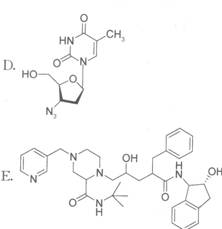 回答下列各题属于蛋白酶抑制剂的抗HIV药物是 （）回答下列各题属于蛋白酶抑制剂的抗HIV药物是 （）