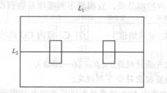 下图为架空线路某钢筋混凝土电杆环形水平接地装置的示意图，已知水平接地极采用50×5的扁钢，埋深h=0