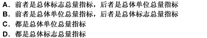 如果研究从业人员劳动收入水平，则从业人员人数与劳动报酬总量等指标是（）。 请帮忙给出正确答案和分析，