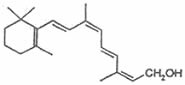 维生素A异构体中活性最强的结构是（）。A．B．C．D．E．维生素A异构体中活性最强的结构是（）。A．