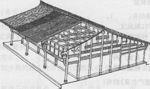 a 抬梁式b 井干式c 穿斗式d 干栏式