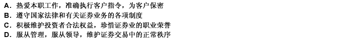 下列行为（）是证券从业人员保证性的行为。