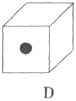左边给定的是纸盒的外表面．下面哪一项能由它折叠而成？ A.B.C.D.左边给定的是纸盒的外表面．下面