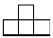 若干个相同的立方体摆在一起，前、后、左、右的视图都是？，问这堆立方体最少有多少个？（）若干个相同的立
