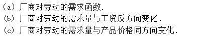 已知劳动是唯一的可变要素，生产函数为Q=A＋aL－bL2（A、a、b均大于零)，产品市场是完全竞争的