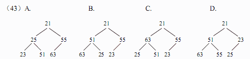 ● 对于n 个元素的关键字序列{k1,k2,…,kn}， 若将其按次序对应到一棵具有 n 个结点的完