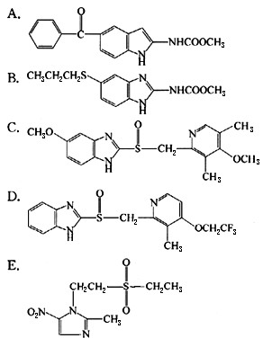 阿苯达唑的化学结构式是