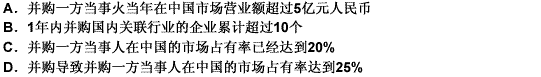 （）不属于外国投资者应就所涉情形向商务部和国家工商行政管理总局报告的情况。请帮忙给出正确答案和分析，