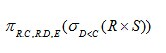 若对关系R（A，B，C，D）和S（C，D，E）进行关系代数运算，则表达式与（10）等价。若对关系R（