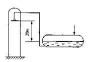 如图1－2所示在丙烯精馏塔的回流系统中，丙烯由贮槽回流入塔顶（贮槽液面恒定)，精馏塔内操作压力为1.
