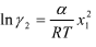 0℃时固体萘（2)在正己烷（1)中的溶解度为x2=0.09，试估算在40℃时萘在正己烷中的溶解度。已
