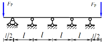 用力矩分配法求图示连续梁的杆端弯矩，并作M图。