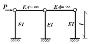 用位移法计算图示刚架，作M图。各杆EI=常数。  