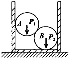 画出下列每个标注字符的物体（不包含销钉与支座)的受力图与系统整体受力图。题图中未画重力的各物体的自重