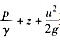 伯努利方程中表示  A单位重量液体具有的机械能；B单位质量液体具有的机械能；  C单位体积液体具有的