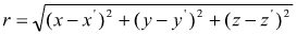 设为源点x&#39;到场点X的距离，r的方向规定为从源点指向场点。  （1) 证明下列结果，并体会对