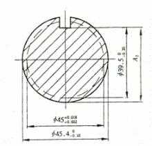 已知某一圆盘形零件的加工要求如图1.12—14所示。加工顺序为先车外圆mm；再镗孔mm；镗孔后测量尺