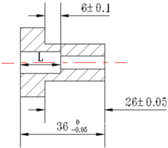 如图2.3－1所示零件，加工时图纸要求保证尺寸A3=（6±0.1)mm，因这一尺寸不便测量，只好度量