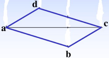 已知AB为正平线，求作平面ABCD的水平投影。已知AC为正平线，求作平面ABCD的水平投影。