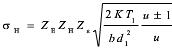 有一对闭式直齿圆柱齿轮，已知：z1=20，z2=60，m=3mm，齿宽系数φd=1，小齿轮转速n1=