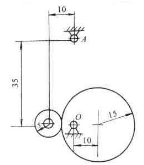 下图所示凸轮机构从动件的最大摆角是